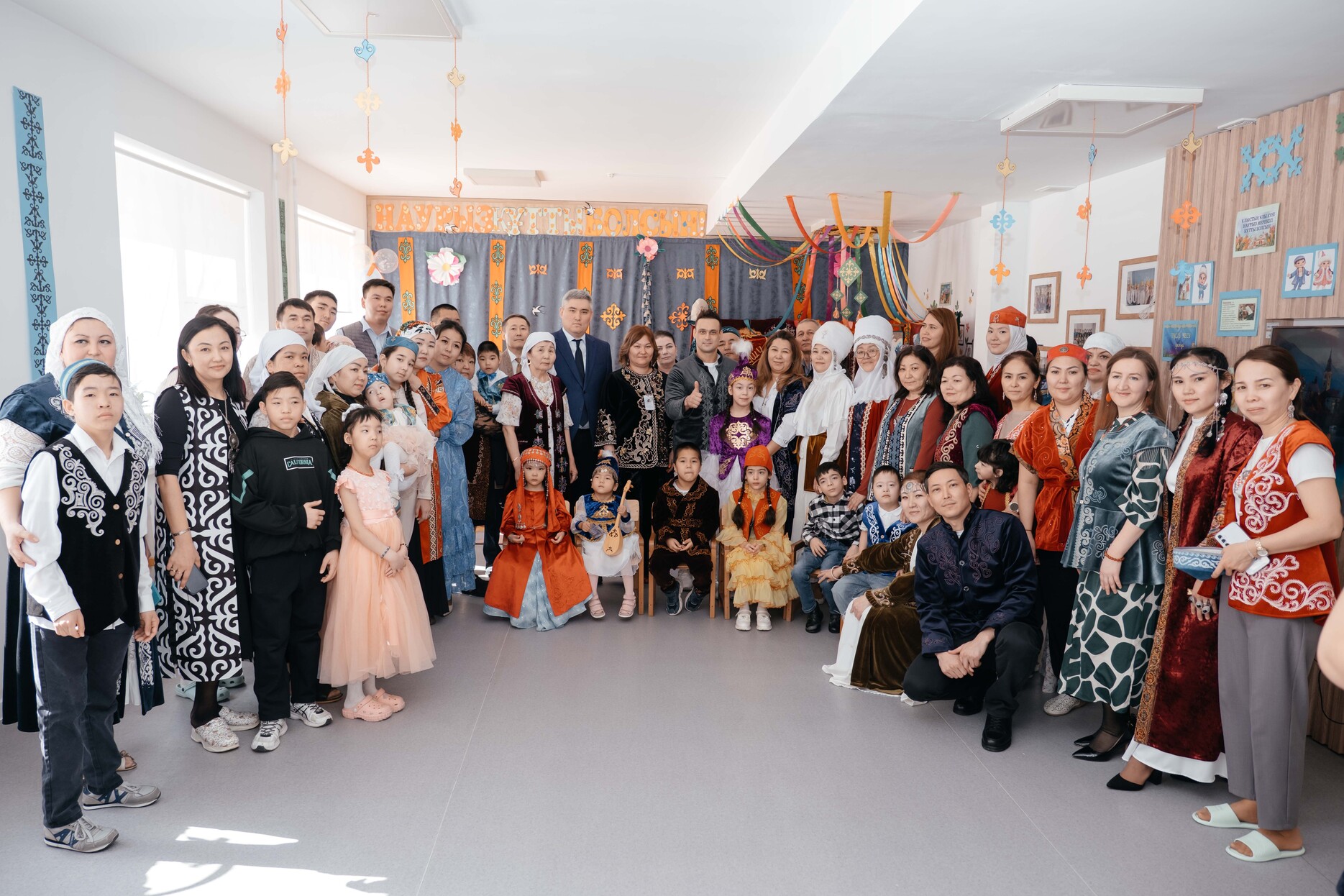 Over 50 children with special needs took their first steps on the eve of Nauryz