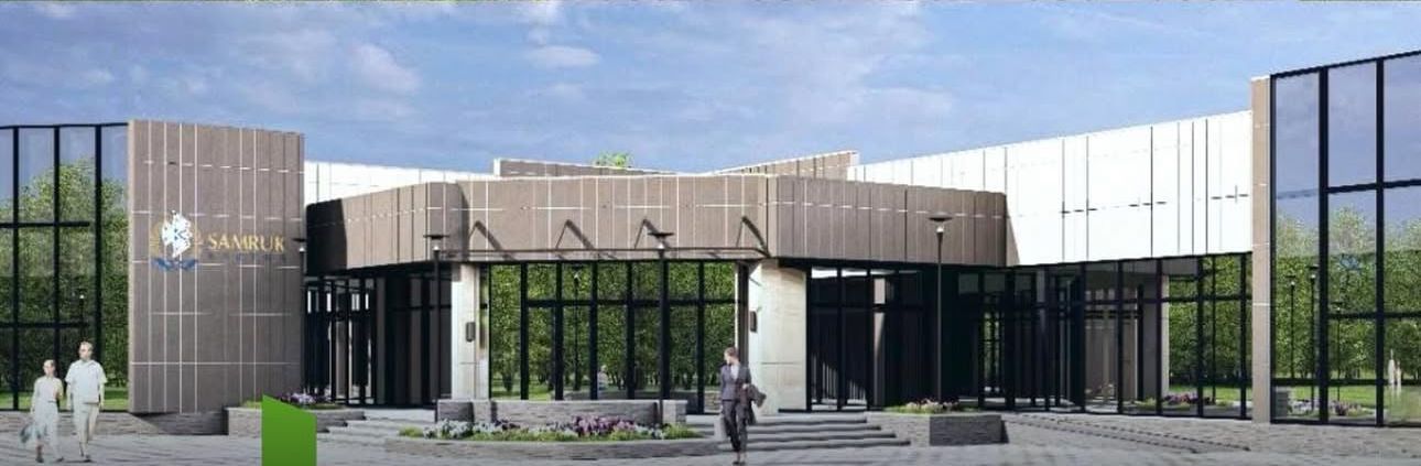 Строительство библиотеки и музея в пос. Доссор Макатского района Атырауской области